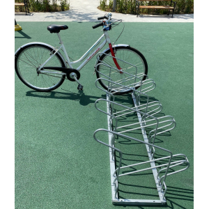 Gövdeden Destekli Galvanizli Bisiklet Parkları 5'li